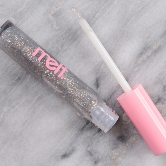 🌟STUPID CUPID Melt Cosmetics DISCONTINUED Crushed Glitter Gloss NWT - Picture 2 of 8